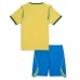 Brazílie Dětské Domácí Dres MS 2026 Krátký Rukáv (+ trenýrky)
