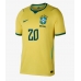 Brazílie Lucas Paqueta #20 Domácí Dres MS 2026 Krátký Rukáv
