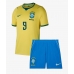Brazílie Matheus Cunha #9 Dětské Domácí Dres MS 2026 Krátký Rukáv (+ trenýrky)