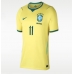Brazílie Raphinha Belloli #11 Dámské Domácí Dres MS 2026 Krátký Rukáv