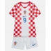 Chorvatsko Andrej Kramaric #9 Dětské Domácí Dres MS 2026 Krátký Rukáv (+ trenýrky)
