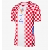 Chorvatsko Josko Gvardiol #4 Domácí Dres MS 2026 Krátký Rukáv