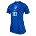 Chorvatsko Luka Modric #10 Dámské Venkovní Dres MS 2026 Krátký Rukáv