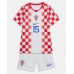 Chorvatsko Mario Pasalic #15 Dětské Domácí Dres MS 2026 Krátký Rukáv (+ trenýrky)
