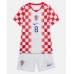 Chorvatsko Mateo Kovacic #8 Dětské Domácí Dres MS 2026 Krátký Rukáv (+ trenýrky)