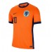 Holandsko Memphis Depay #10 Domácí Dres ME 2024 Krátký Rukáv