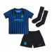 Inter Milan Alessandro Bastoni #95 Dětské Domácí Dres 2025-26 Krátký Rukáv (+ trenýrky)