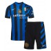 Inter Milan Lautaro Martinez #10 Dětské Domácí Dres 2024-25 Krátký Rukáv (+ trenýrky)