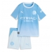 Manchester City Erling Haaland #9 Dětské Domácí Dres 2026-27 Krátký Rukáv (+ trenýrky)