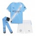 Manchester City Rodri Hernandez #16 Dětské Domácí Dres 2025-26 Krátký Rukáv (+ trenýrky)