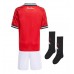 Manchester United Dětské Domácí Dres 2025-26 Krátký Rukáv (+ trenýrky)