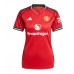 Manchester United Manuel Ugarte #25 Dámské Domácí Dres 2025-26 Krátký Rukáv