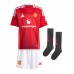 Manchester United Mason Mount #7 Dětské Domácí Dres 2024-25 Krátký Rukáv (+ trenýrky)