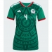 Mexiko Edson Alvarez #4 Dámské Domácí Dres MS 2026 Krátký Rukáv