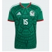 Mexiko Israel Reyes #15 Domácí Dres MS 2026 Krátký Rukáv