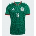 Mexiko Julian Quinones #16 Domácí Dres MS 2026 Krátký Rukáv