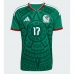 Mexiko Orbelin Pineda #17 Domácí Dres MS 2026 Krátký Rukáv