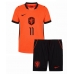 Nizozemsko Cody Gakpo #11 Dětské Domácí Dres MS 2026 Krátký Rukáv (+ trenýrky)