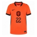 Nizozemsko Denzel Dumfries #22 Dámské Domácí Dres MS 2026 Krátký Rukáv