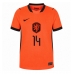 Nizozemsko Tijjani Reijnders #14 Dámské Domácí Dres MS 2026 Krátký Rukáv