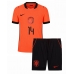 Nizozemsko Tijjani Reijnders #14 Dětské Domácí Dres MS 2026 Krátký Rukáv (+ trenýrky)