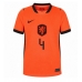 Nizozemsko Virgil van Dijk #4 Dámské Domácí Dres MS 2026 Krátký Rukáv