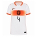 Nizozemsko Virgil van Dijk #4 Dámské Venkovní Dres MS 2026 Krátký Rukáv