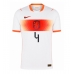 Nizozemsko Virgil van Dijk #4 Venkovní Dres MS 2026 Krátký Rukáv