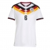 Německo Joshua Kimmich #6 Dámské Domácí Dres MS 2026 Krátký Rukáv
