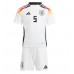 Německo Pascal Gross #5 Dětské Domácí Dres ME 2024 Krátký Rukáv (+ trenýrky)