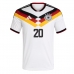 Německo Serge Gnabry #20 Domácí Dres MS 2026 Krátký Rukáv