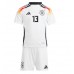 Německo Thomas Muller #13 Dětské Domácí Dres ME 2024 Krátký Rukáv (+ trenýrky)