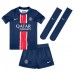 Paris Saint-Germain Bradley Barcola #29 Dětské Domácí Dres 2024-25 Krátký Rukáv (+ trenýrky)