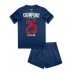 Paris Saint-Germain Dětské Domácí Dres 2024-25 UCL Champions Krátký Rukáv (+ trenýrky)