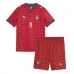 Portugalsko Bruno Fernandes #8 Dětské Domácí Dres MS 2026 Krátký Rukáv (+ trenýrky)
