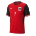 Rakousko Marko Arnautovic #7 Dětské Domácí Dres MS 2026 Krátký Rukáv (+ trenýrky)