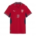 Česká republika Patrik Schick #10 Dámské Domácí Dres MS 2026 Krátký Rukáv