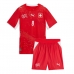 Švýcarsko Remo Freuler #8 Dětské Domácí Dres MS 2026 Krátký Rukáv (+ trenýrky)
