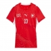 Švýcarsko Zeki Amdouni #23 Dámské Domácí Dres MS 2026 Krátký Rukáv